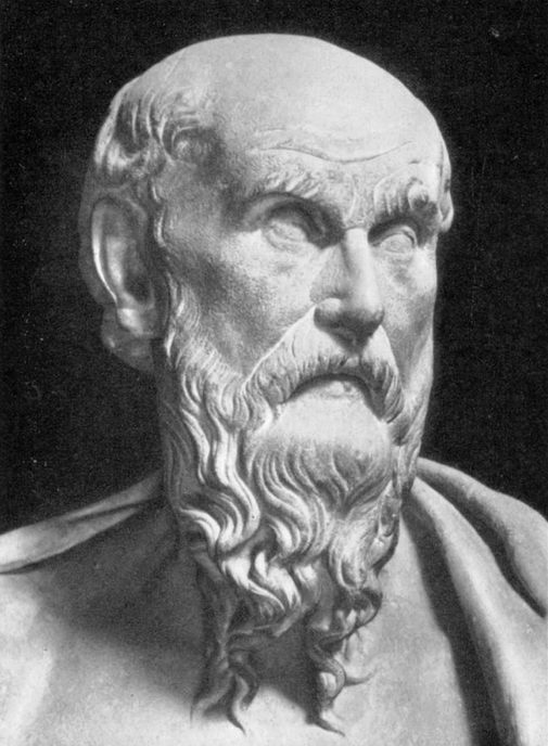 Poeta Hesíodo, siglo VIII a. C. 