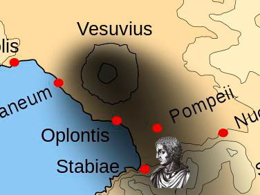 Plinio el viejo ante la erupcion del vesubio - Curiosidades de la Historia