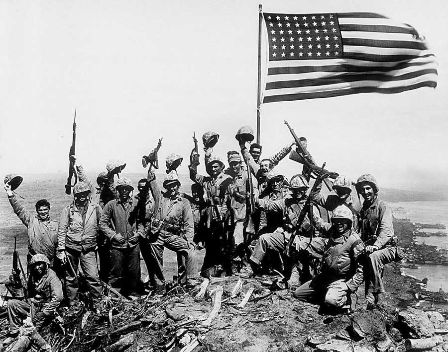 segunda foto bandera de iwo Jima - curiosidades de la historia