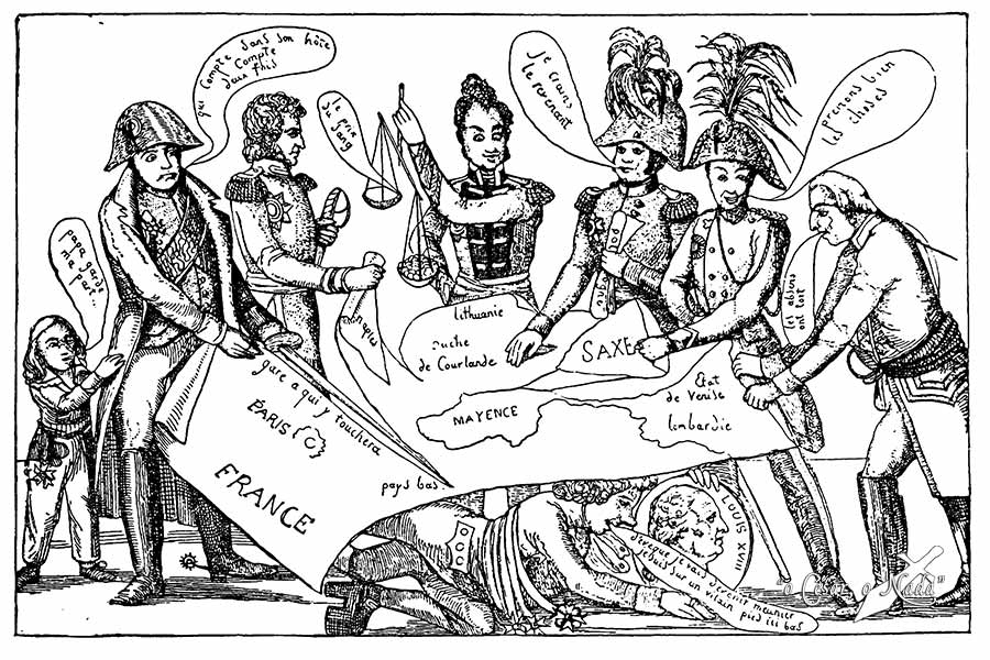 Caricatura Congreso de Viena