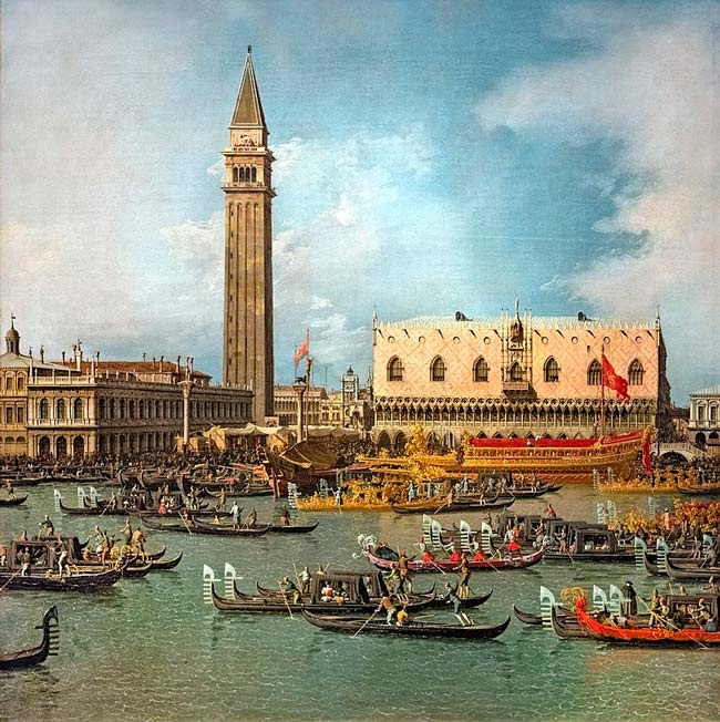 día de la Ascensión de Canaletto