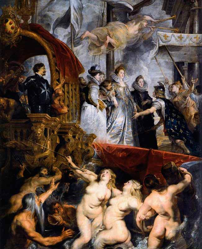 Desembarco de María de Medicis Rubens