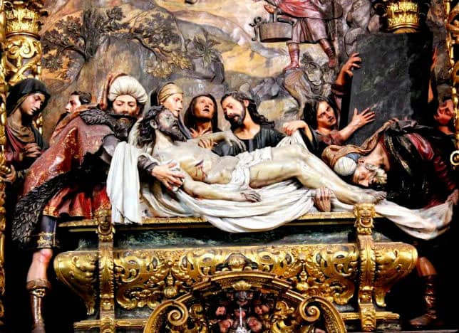 santo entierro retablo mayor del hospital de la caridad pedro de roldan