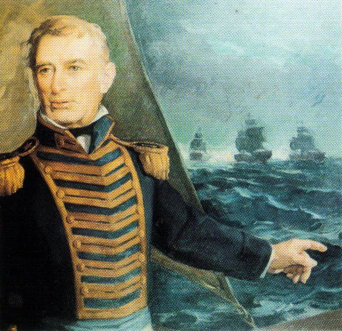 Estas históricas palabras fueron pronunciadas por el almirante irlandés Guillermo Brown, al mando de la escuadra Argentina en su enfrentamiento contra una superior armada brasileña en el Combate Naval de "Los Pozos", englobado dentro de la llamada ‘Guerra del Brasil’.
