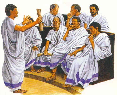 Senadores romanos - Curiosidades de la Historia