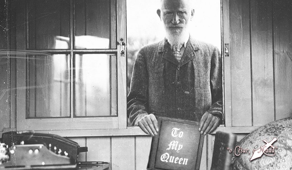 El zasca de Bernard Shaw a la reina de Inglaterra