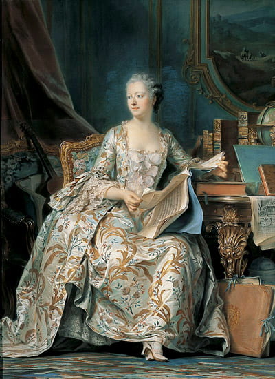 Madame de Pompadour 1756 Quentin de la Tour